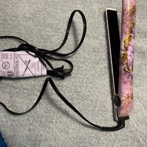 Purple and Gold Hair Straightener